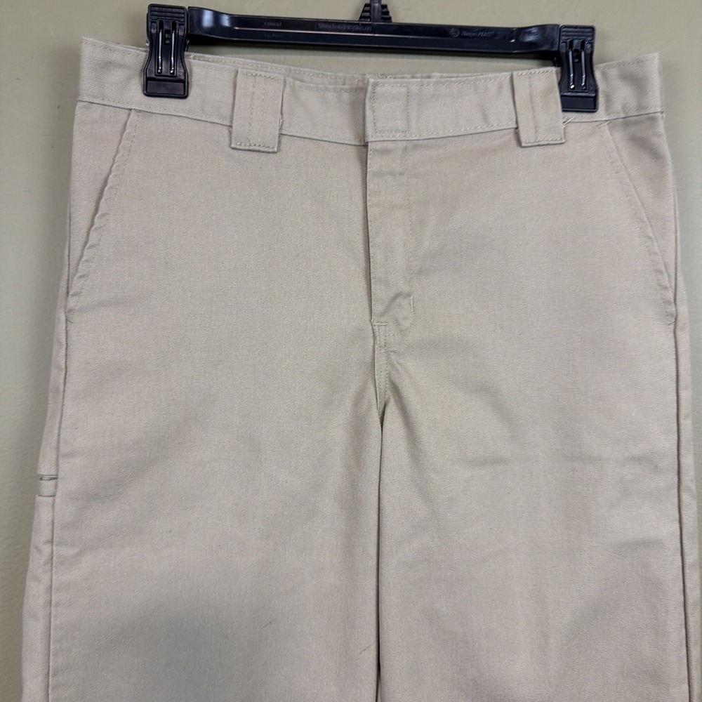 LOT off 2 DICKIES Women's 14h 28w Relaxed Double Knee Work Pants Stretch - Picture 5 of 16